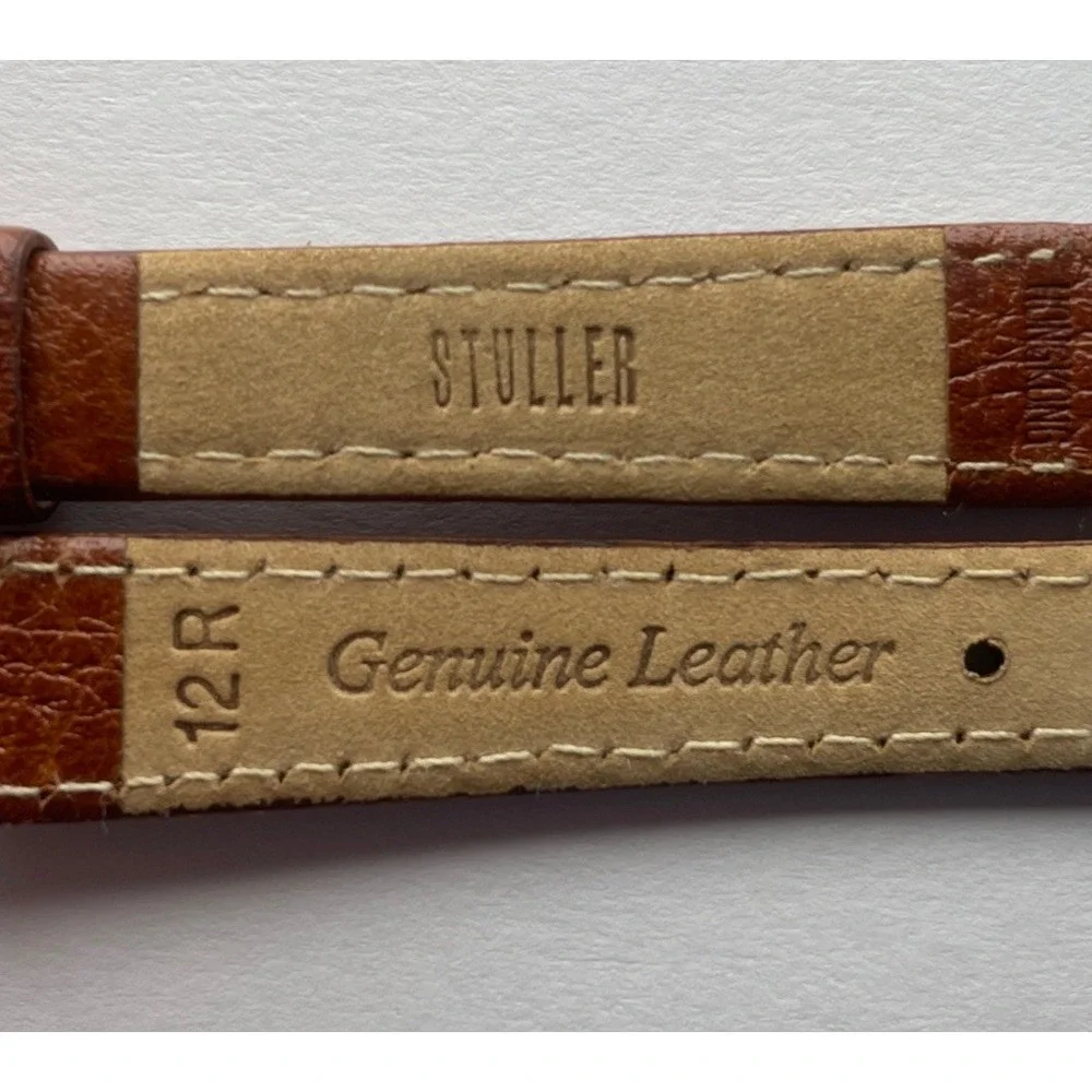 Stuller 12mm Tan Textured Calf Watch Band‎